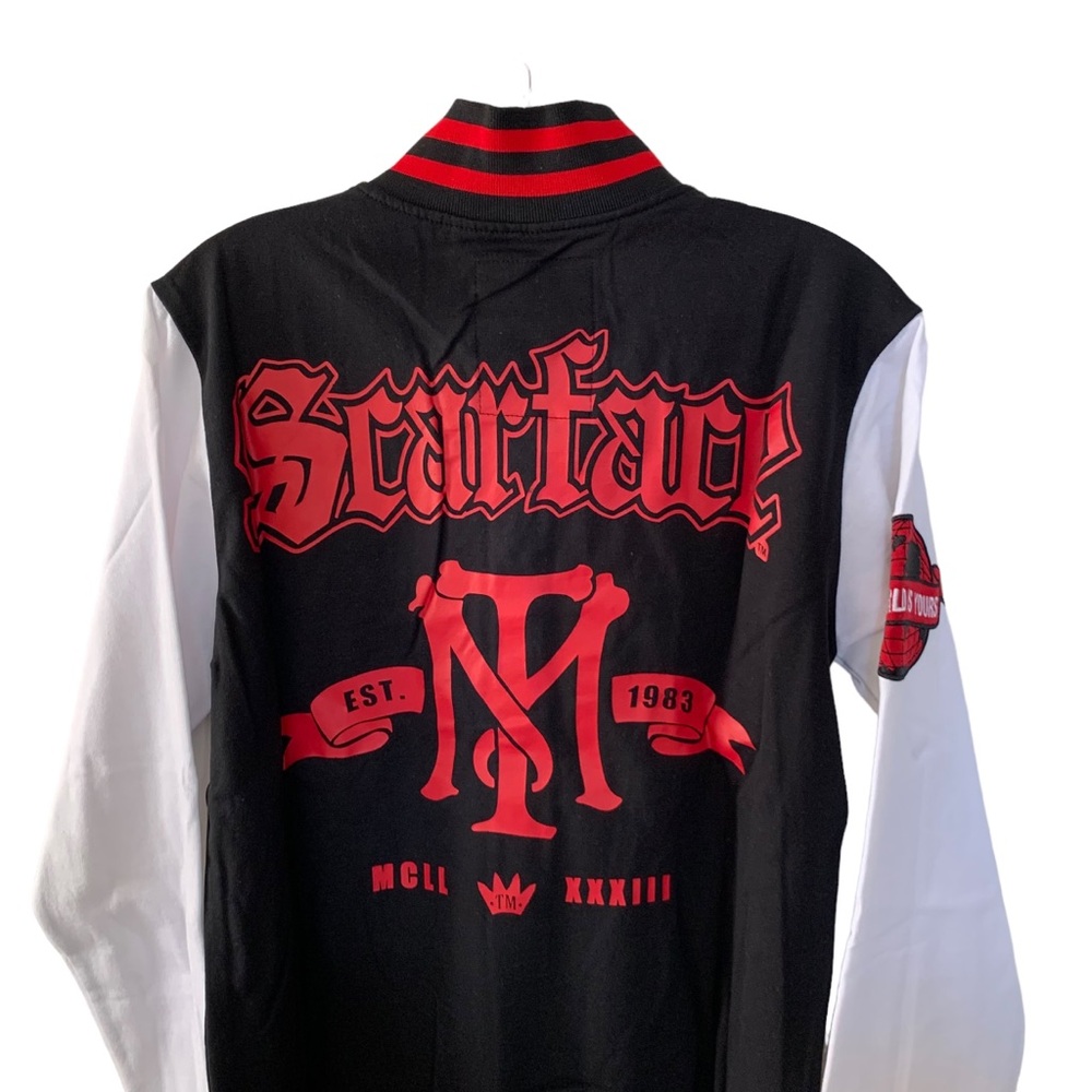 Vintage Scarface Tony Montana Al Pacino Limited Edition Varsity Jacket Men Small - Picture 9 of 14